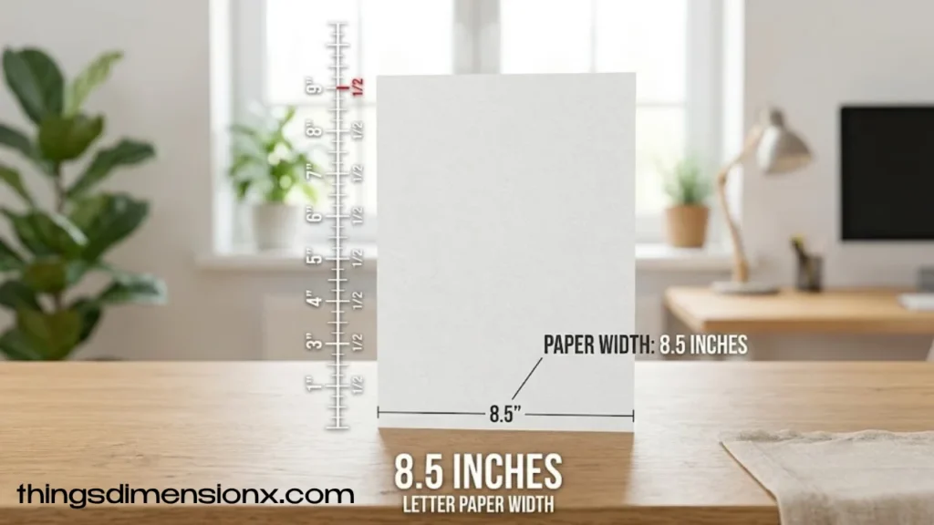 9 Inches Letter-Size Paper