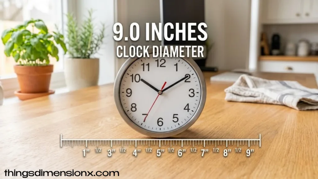 9 Inches Medium Wall Clock
