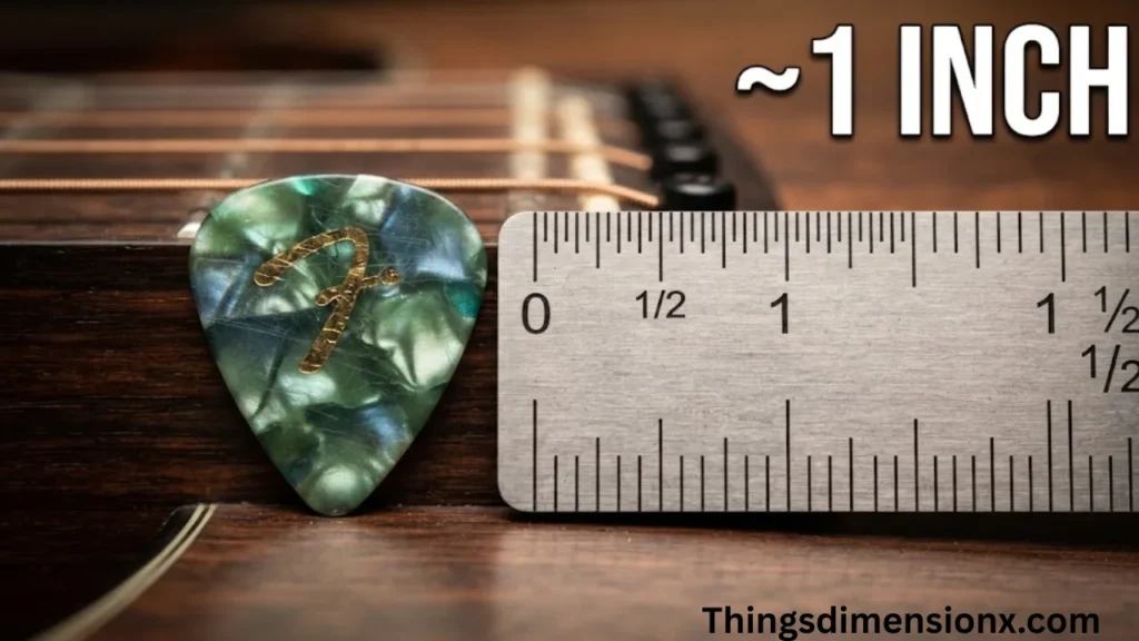 1 inch Guitar Pick