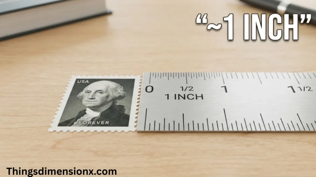 1 inch Postage Stamp