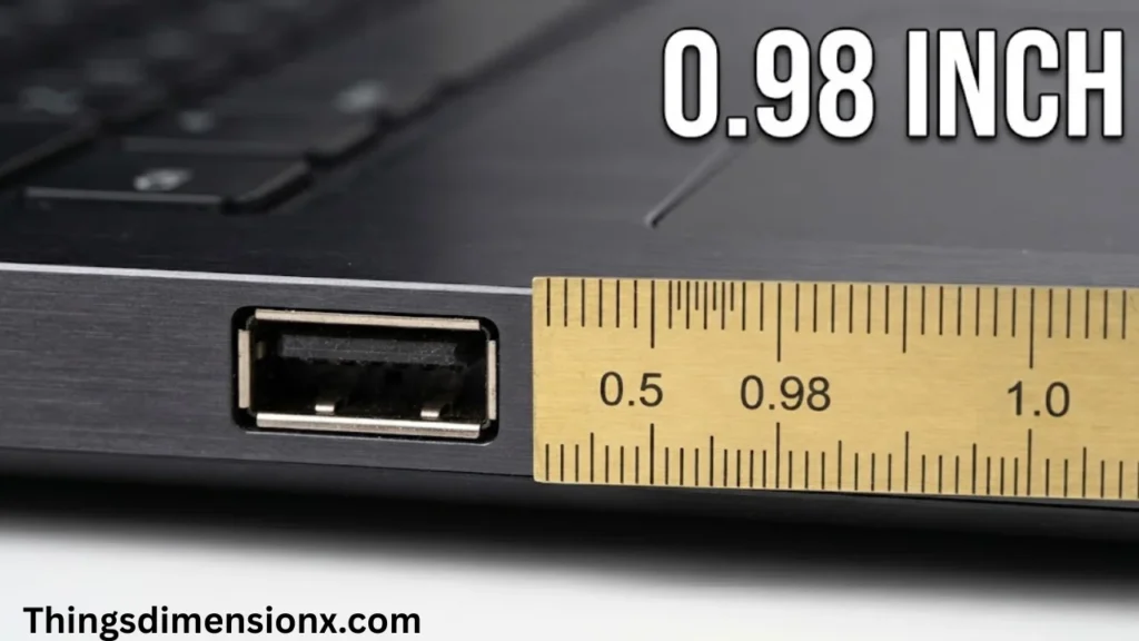 1 inch USB-A Port