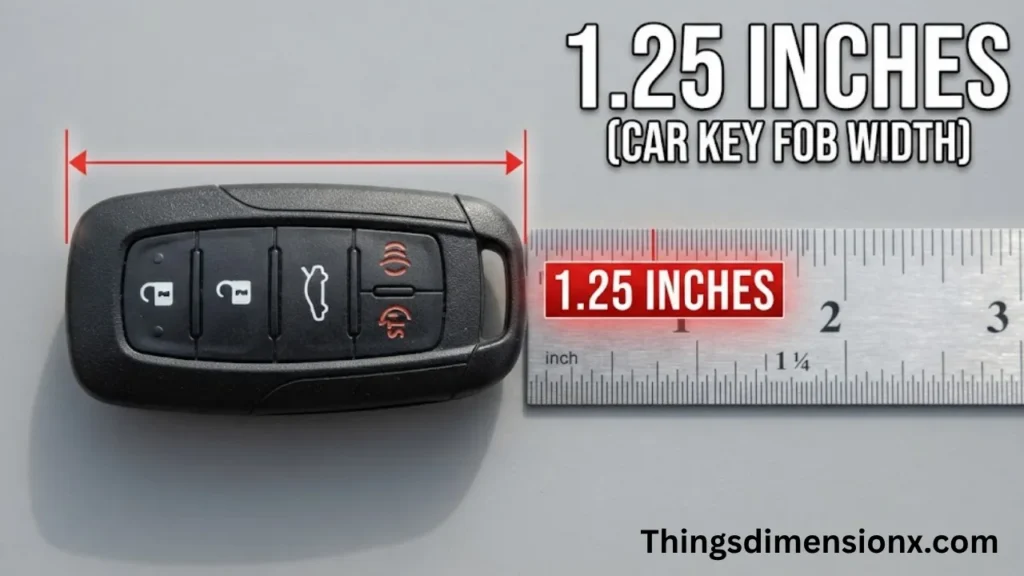 1.25 inches Car Key Fob