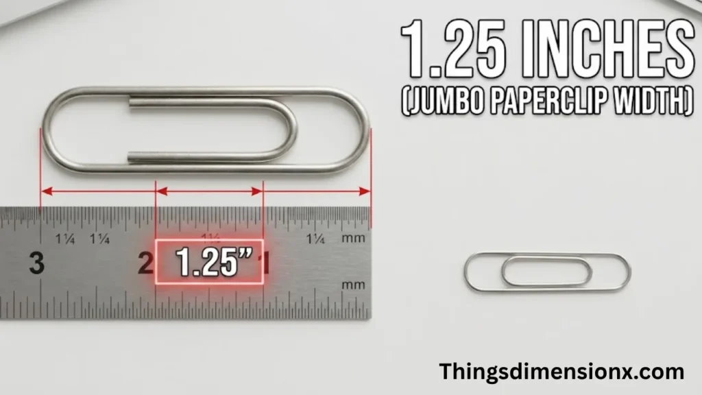 1.25 inches Large Paperclip