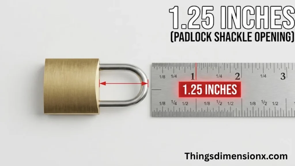 1.25 inches Small Padlock Shackle