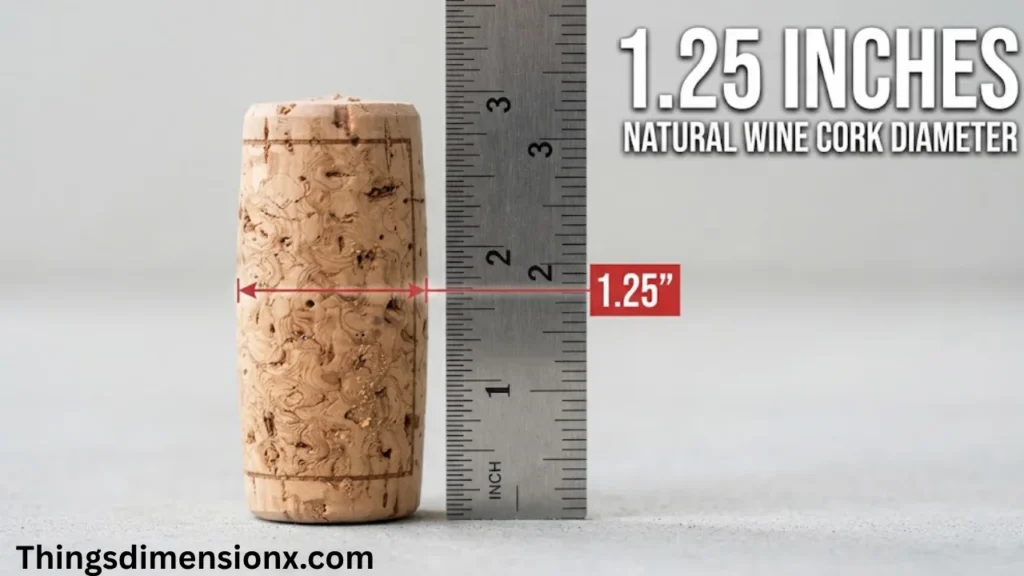 1.25 inches Wine Cork