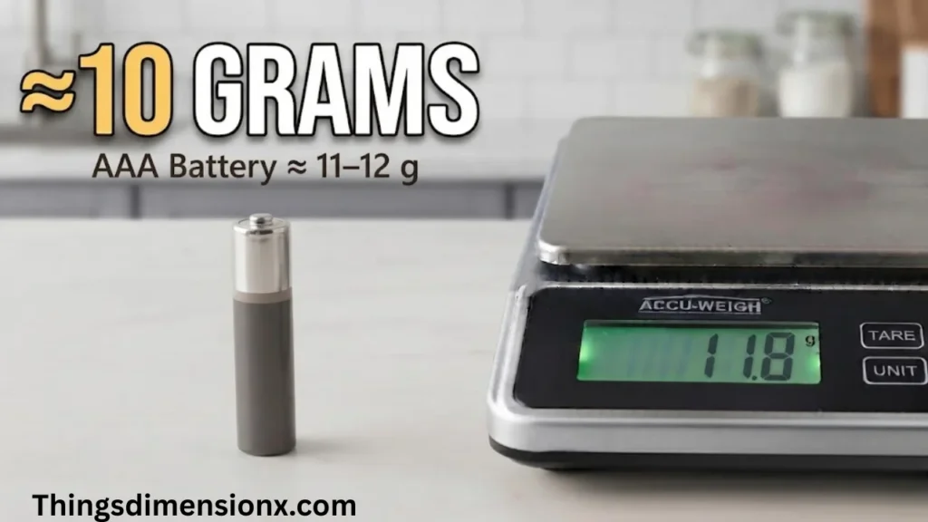 10 grams AAA Battery
