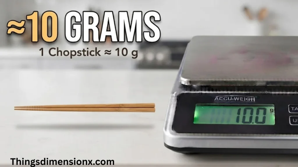 10 grams One Wooden Chopstick