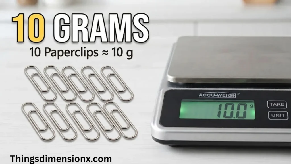 10 grams Ten Paperclips