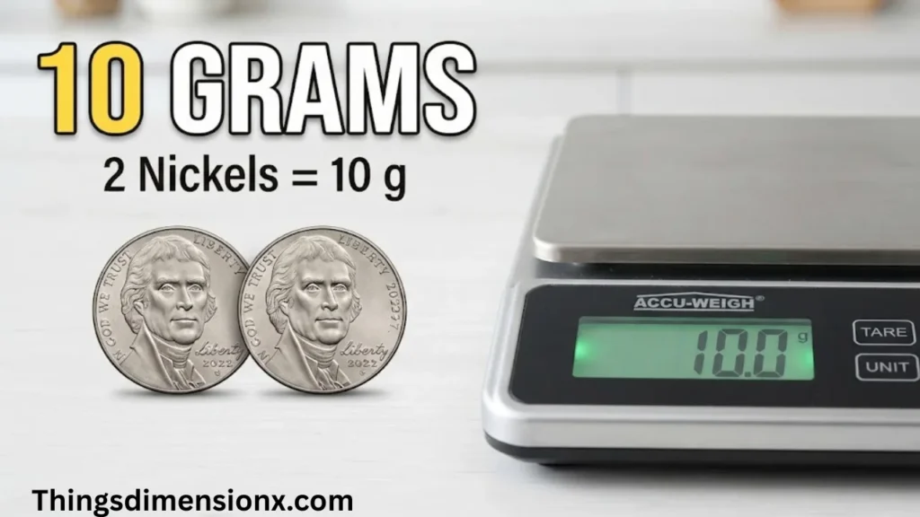 10 grams Two US Nickels