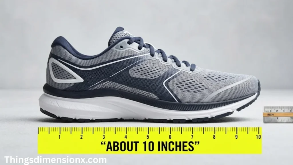 10 inches Men’s Size 10 Shoe