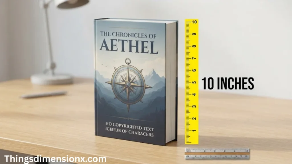 10 inches Paperback Book Height