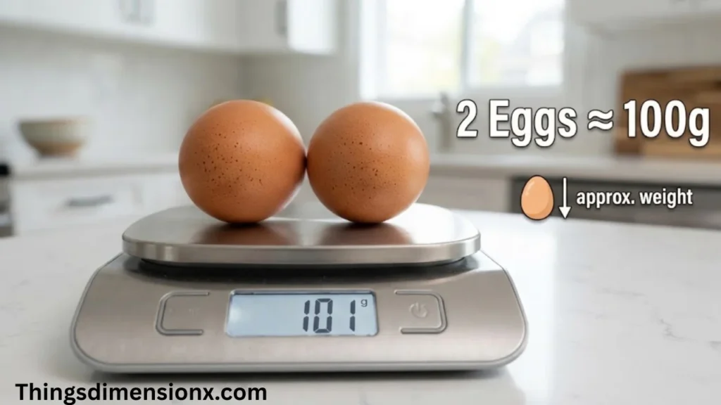 100 Grams Two Medium Eggs