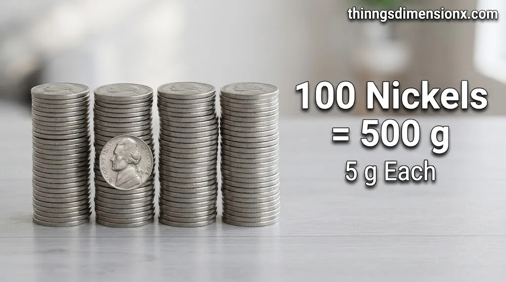 100 US Nickels