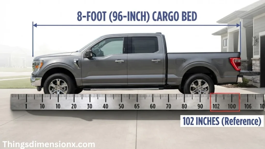 102 inches Full-Size Pickup Truck Bed