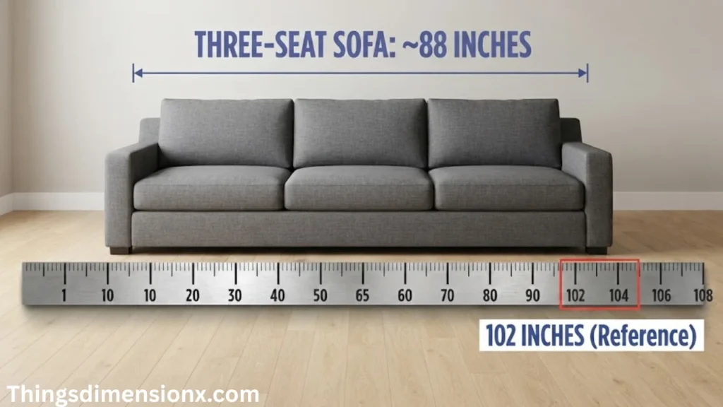 102 inches Full-Size Three-Seat Sofa