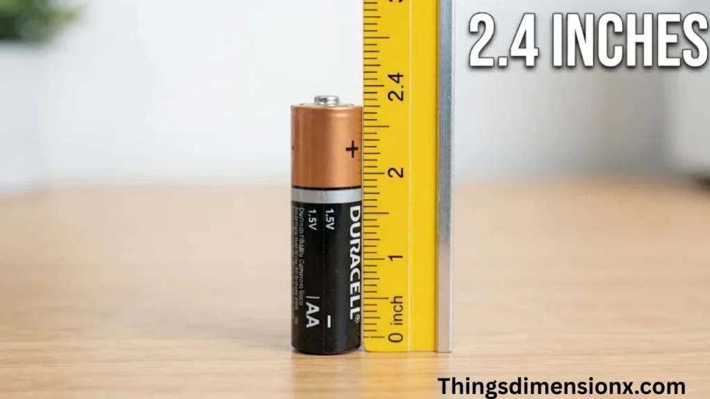 2.4 inches AA Battery