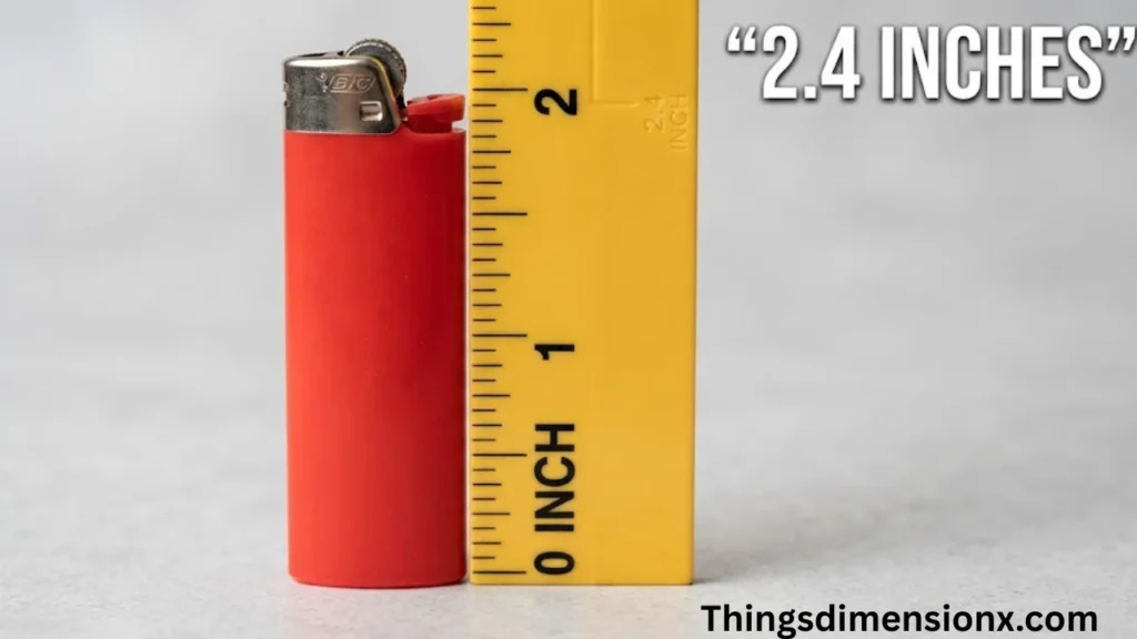 2.4 inches BIC Lighter