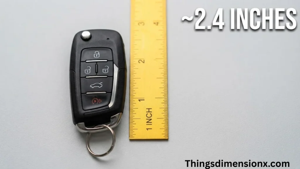 2.4 inches Car Key Fob