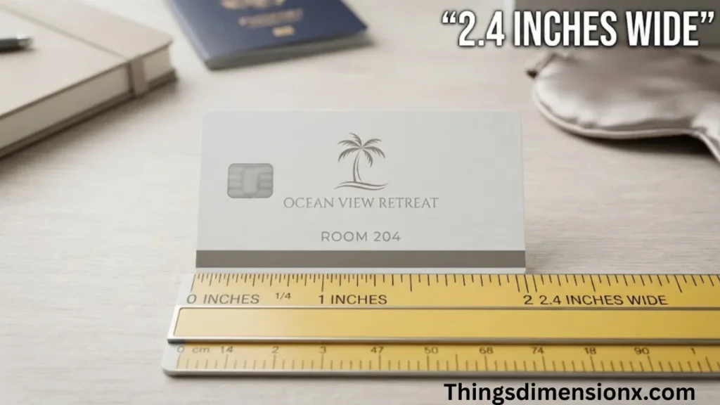 2.4 inches Hotel Key Card