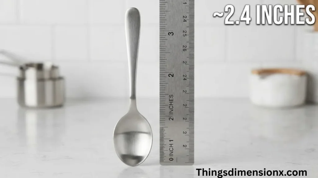 2.4 inches Tablespoon