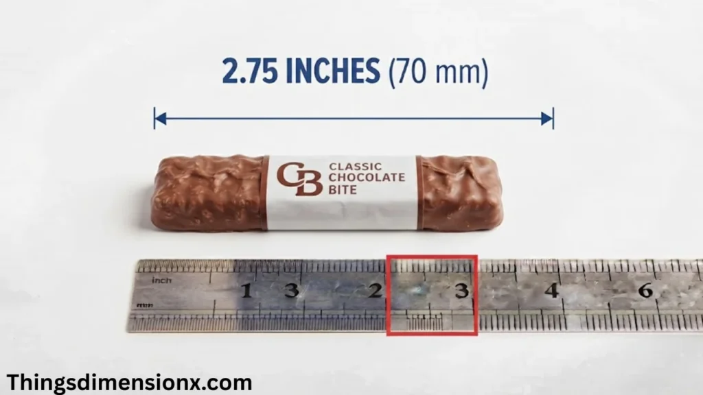 2.75 inches Fun-Size Candy Bar