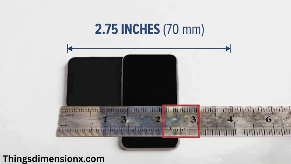 2.75 inches Smartphone Width
