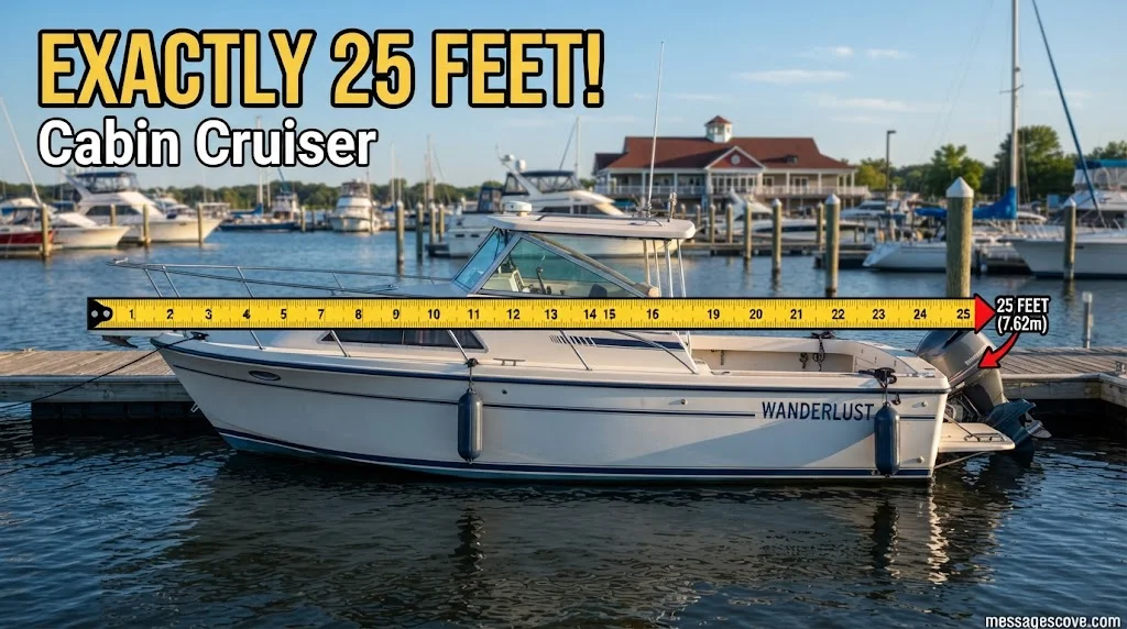 25-Foot Cabin Cruiser Boat