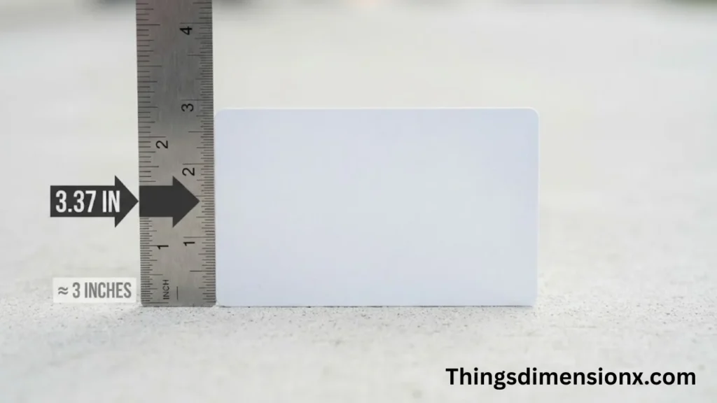 3 inches Credit or Debit Card Width