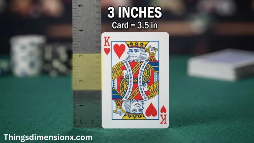 3 inches Playing Card Height