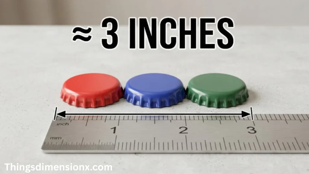 3 inches Three Crown Bottle Caps