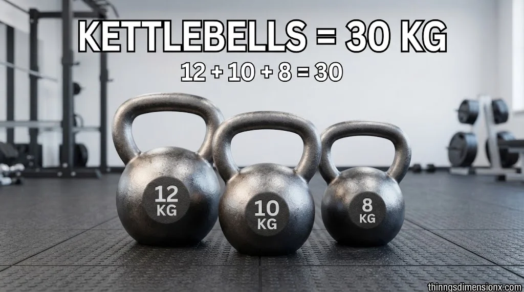 30 Kg Kettlebell Combination