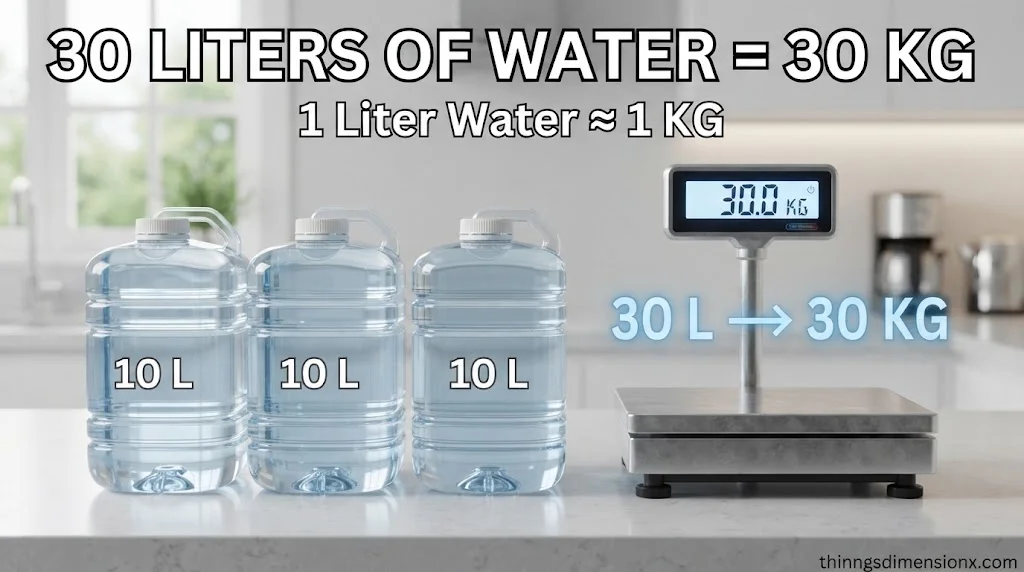 30 Liters of Water