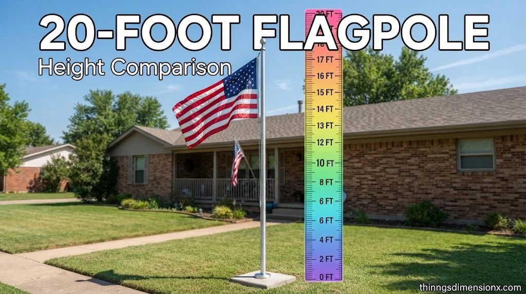A 20-Foot Flagpole