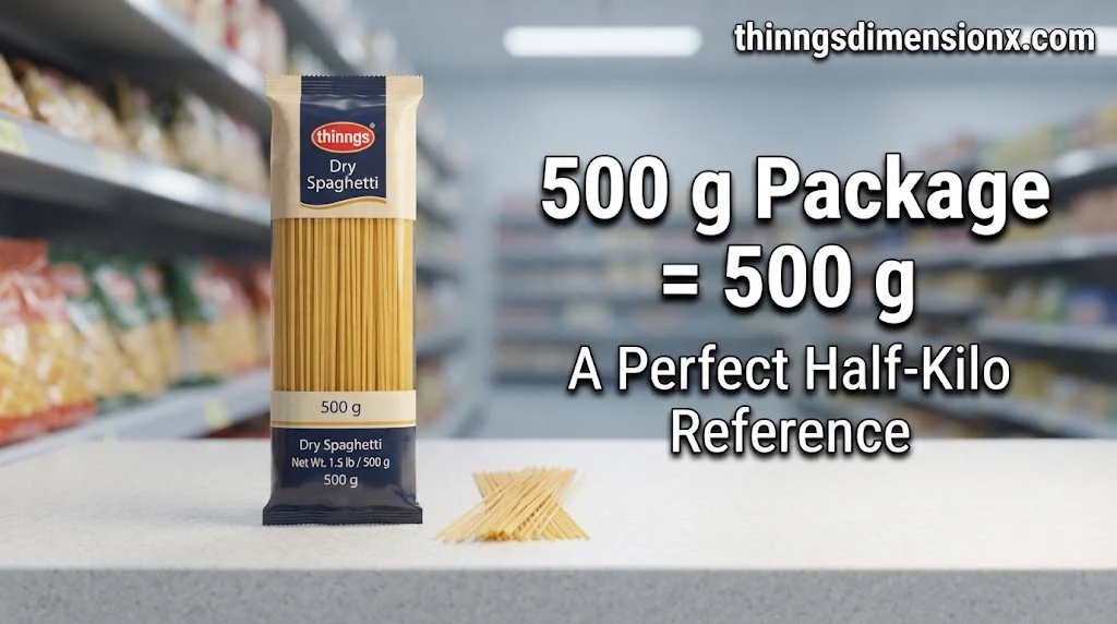 A 500-Gram Package of Pasta or Rice
