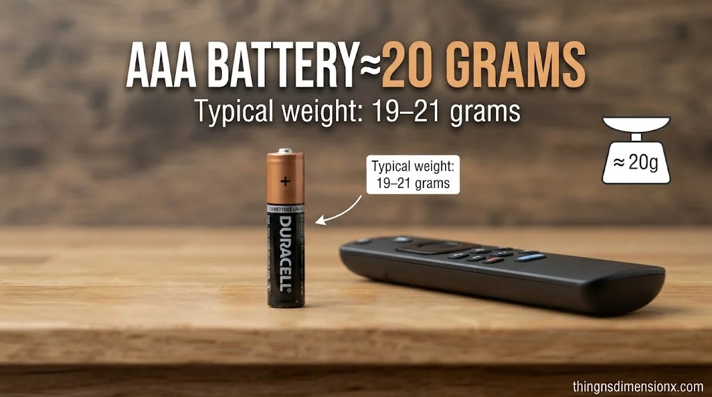 A Standard AAA Battery