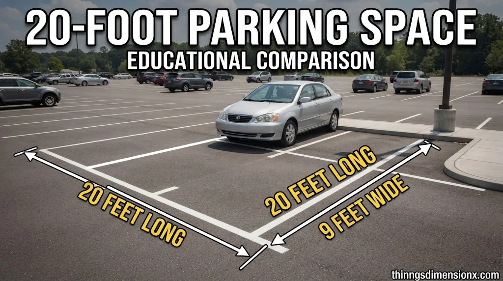 A Standard Large Parking Space
