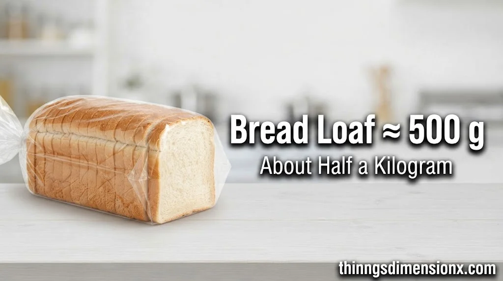 A Standard Loaf of Sandwich Bread