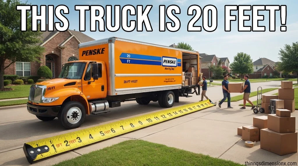 A U-Haul “20-Footer” Truck