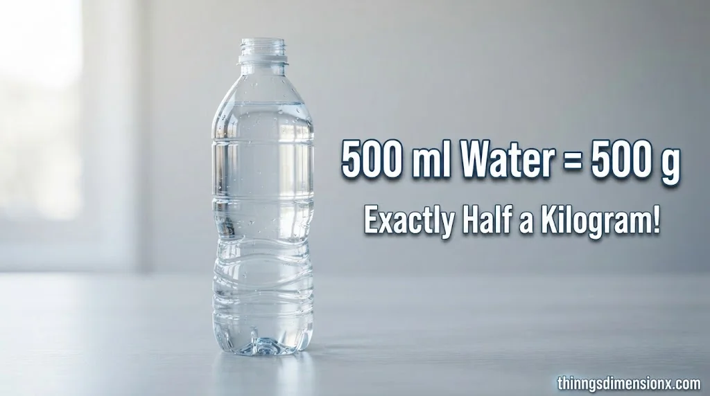 Full 500ml Water Bottle