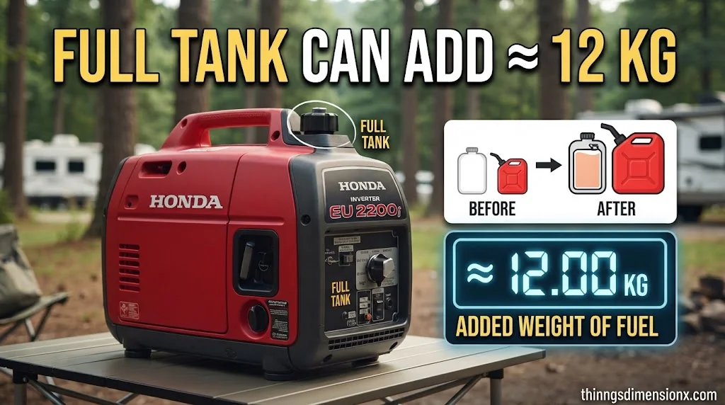 Full Portable Generator Fuel Tank