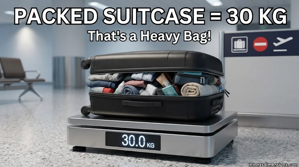 Fully Packed Large Suitcase