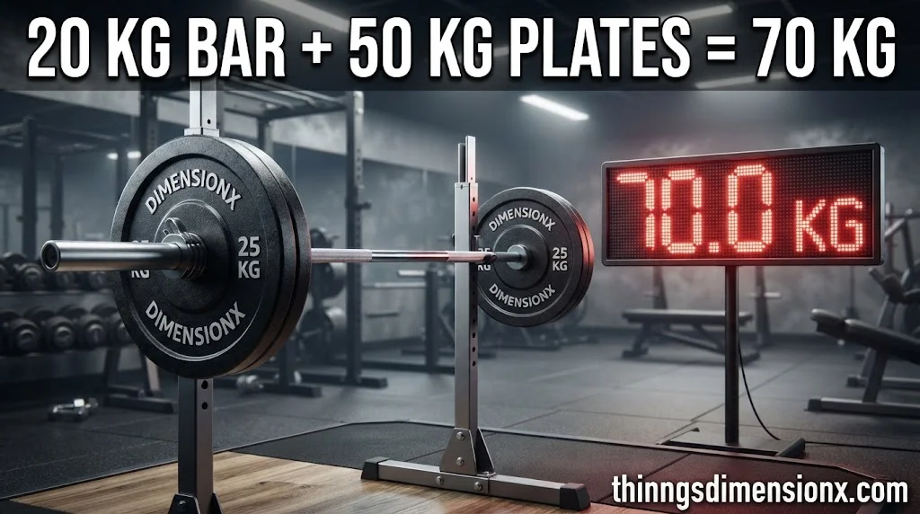 Loaded Olympic Squat Bar