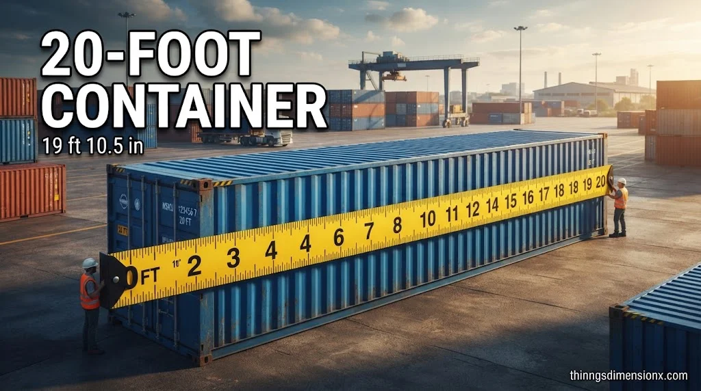 One 20-Foot Shipping Container