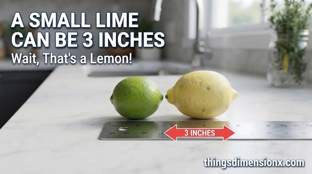 Small Lime or Young Lemon
