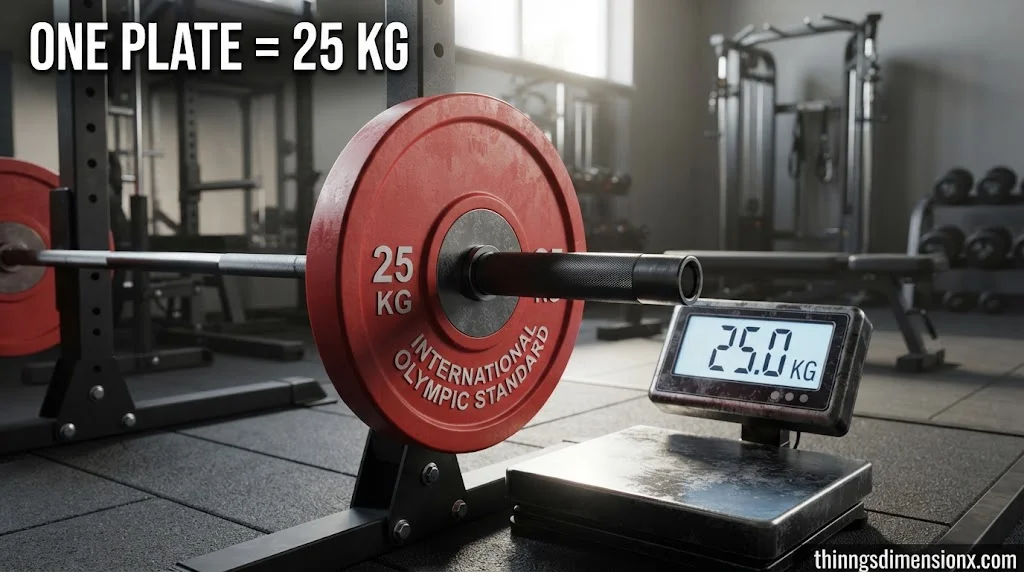 Standard Olympic 25-Kg Weight Plate