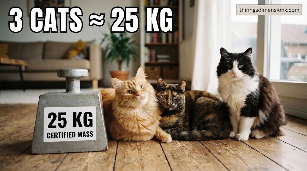 Three Domestic Cats