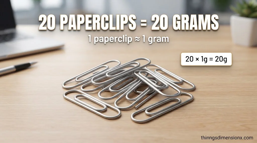 Twenty Standard Paperclips