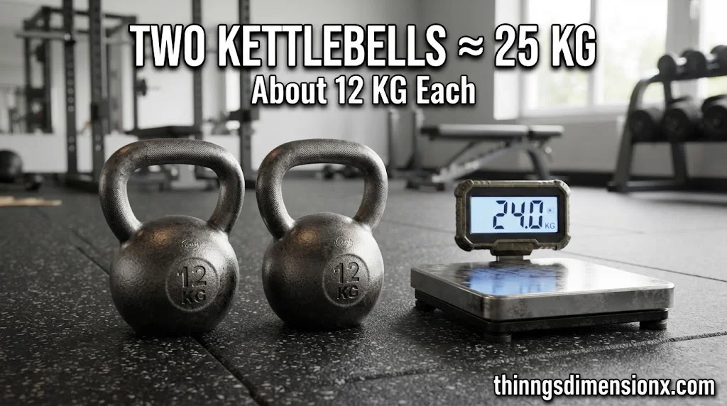 Two 12-Kg Kettlebells