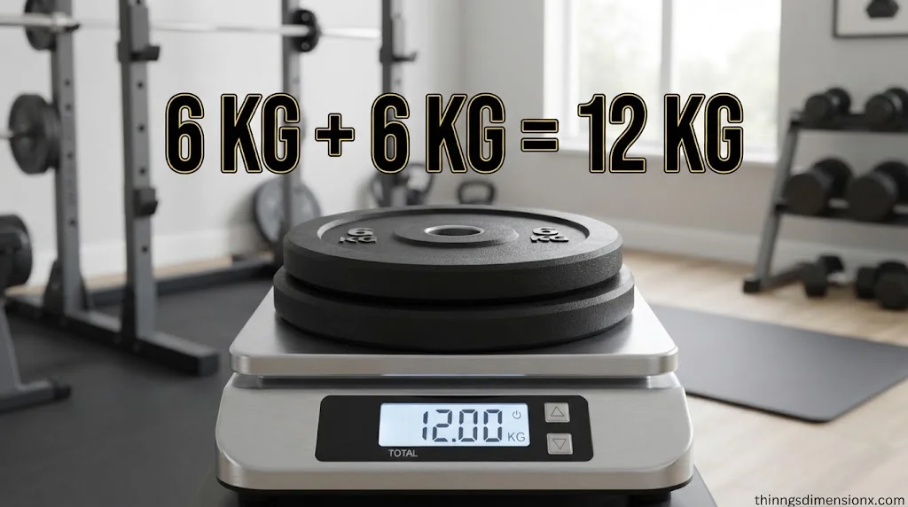 Two 6 Kg Weight Plates