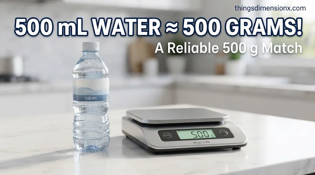 500 mL Bottle of Water